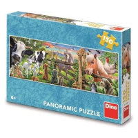 Puzzle 150 Farma panoramic