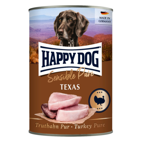 Happy Dog Sensible Pure 6 x 400 g - Texas (krůtí)