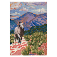 Ilustrace Horse exploring, Eleanor Baker, 26.7 × 40 cm