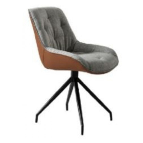 KARE Design Otočná židle Lori - šedohnědá