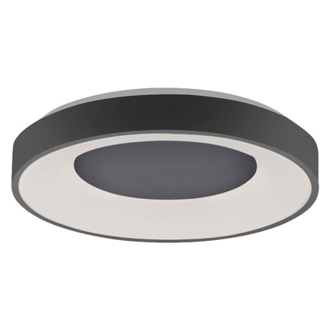 Moderní stropní svítidlo tmavě šedé včetně LED 3-stupňově stmívatelné - Steffie Paul Neuhaus