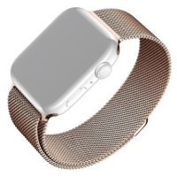 FIXED Mesh Strap pro Apple Watch 38/40/41mm růžové zlatý