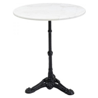 KARE Design Barový Stůl - kulatý, bílý, Ø60cm