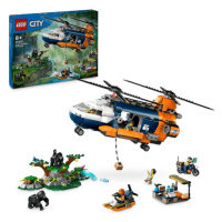 LEGO City - Helikoptéra na průzkum džungle v základním táboře 60437