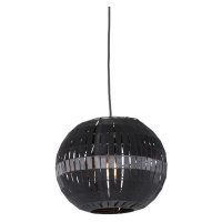 Moderní závěsná lampa černá 30 cm - Zoë