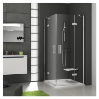 Ravak SMARTLINE SMSRV4-90 CHROM TRANSPARENT, sprchový čtvercový kout 90 x 90 cm