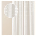 Moderní krémová záclona Marisa se stříbrnými průchodkami 200 x 250 cm