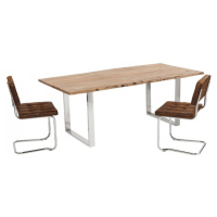 KARE Design Stůl Harmony 200×100 cm - chrom