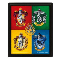 Harry Potter: Colorful Crest - 3D obraz