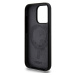 Zadní kryt DKNY Liquid Silicone Arch Logo MagSafe pro Apple iPhone 15 Pro, black