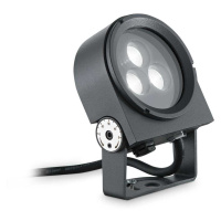 LED Venkovní reflektor Ideal Lux ULEX 08W SOURCE 261287 8,5W 640lm 3000K IP65 9cm antracitový