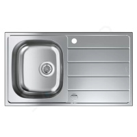 GROHE Dřezy Dřez K200, 860x500 mm, kartáčovaná nerez 31552SD1