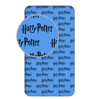 Jerry Fabrics Bavlněné napínací prostěradlo 90x200 + 25cm - Harry Potter 