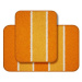 LineaDue Waymore set 2 ks 50 × 80 cm + 50 × 40 cm, oranžová