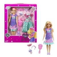 Barbie moje první Barbie panenka den a noc - fialová