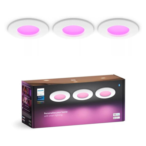 Philips Philips -SADA 3x LED RGBW Stmívatelné koupelnové svítidlo Hue SLIM LED/8,3W/230V