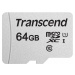 TRANSCEND MicroSDXC karta 64GB 300S, UHS-I U1 + adaptér