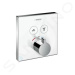 HANSGROHE Shower Select Glass Termostatická baterie pod omítku pro 2 spotřebiče, bílá/chrom 1573