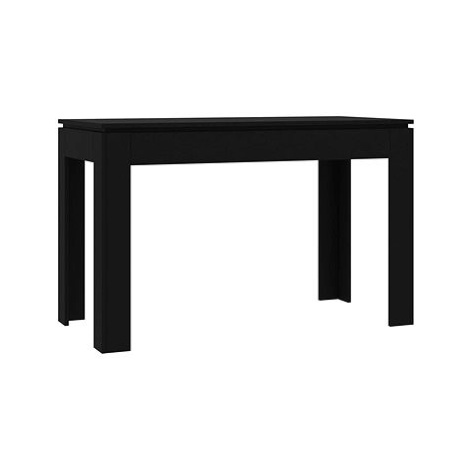 Jídelní stůl černý 120 × 60 × 76 cm, 800757 SHUMEE