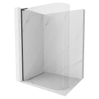 MEXEN/S KiotoL Sprchová zástěna WALK-IN Walk-in 80 x 200 cm, transparent, czarna 800-080-103-70-