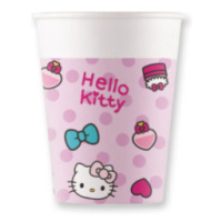 Procos Papírové kelímky - Hello Kitty 200 ml 8 ks