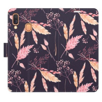 iSaprio flip pouzdro Ornamental Flowers 02 pro Samsung Galaxy A40