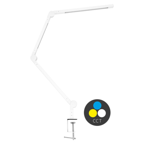 Ecolite LED stmívatelná stolní lampa 8W+11W 700lm CCT bílá LU19WT-BI
