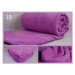 Jemná hřejivá deka světle fialové barvy