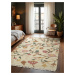 ELLE Decoration, Kusový koberec Violette 106259 Cream/Multi z kolekce Elle, 80x150, vícebarevná,