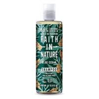 FAITH IN NATURE Šampon Modrý cedr MAXI 400 ml