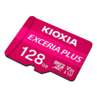 Kioxia Paměťová karta Exceria Plus (M303), 128GB, microSDXC, LMPL1M128GG2, UHS-I U3 (Class 10)