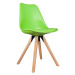 LuxD Židle Sweden NewLook limetková zelená