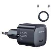 Joyroom JR-TCF02 USB-C PD 20W síťová nabíječka + kabel USB-C - černý