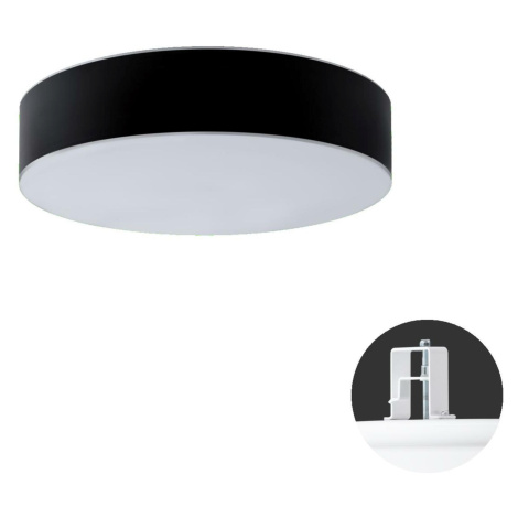 OSMONT ERI67665 ERIS CV4 stropní/nástěnné skleněné polovestavné svítidlo bílá / bílo - černá IP4