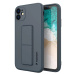 Wozinsky Kickstand Case silikonové pouzdro se stojánkem iPhone 11 Pro Max navy blue