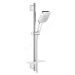 GROHE Rainshower SmartActive Cube Sada sprchové hlavice 130, 3 proudy, tyče 600 mm a hadice, chr