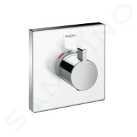 HANSGROHE Shower Select Glass Termostatická baterie HighFlow pod omítku, bílá/chrom 15734400