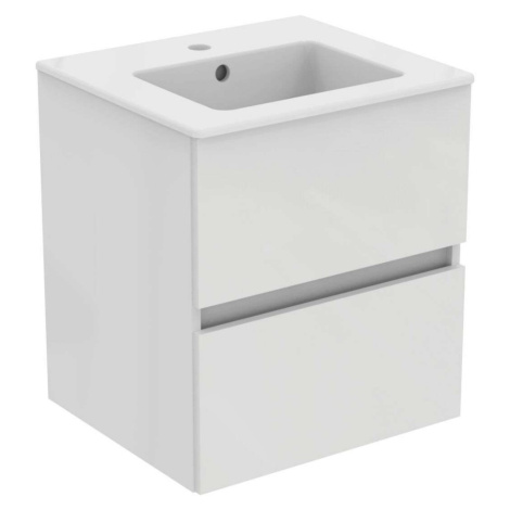 IDEAL STANDARD Eurovit Skříňka s umyvadlem, 55x50x44 cm, 2 zásuvky, lesklá bílá R0571WG