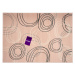 Alfa Carpets  Kusový koberec Kruhy powder pink - 80x150 cm