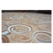 Dywany Lusczow Kulatý koberec DROPS Bubbles béžový