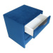 Noční stolek Franz (tmavě modrá) - II. jakost