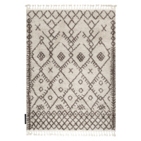 Dywany Łuszczów Kusový koberec Berber Tanger B5940 cream and brown - 80x150 cm