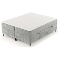 Šedá boxspring postel s úložným prostorem 140x200 cm Araya – Maison de Rêve