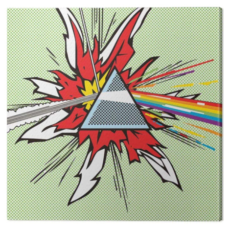 Obraz na plátně Pink Floyd - Dark Side of the Moon Pop Art, (40 x 40 cm) Pyramid