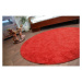 Dywany Lusczow Kulatý koberec SERENADE Graib červený