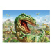 Puzzle Souboj dinosaurů 2x48 dílků