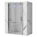 Sprchové dveře Molier 100x190 chróm Rea K6371
