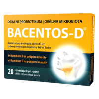 BACENTOS-D Orální probiotikum 20 tablet