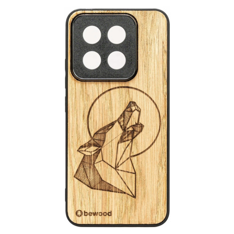 Dřevěné Pouzdro Bewood pro Xiaomi 14T Vlk Dub