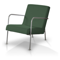 Dekoria Potah na křeslo Ikea PS, Forest Green - zelená, fotel Ikea PS, Cotton Panama, 702-06